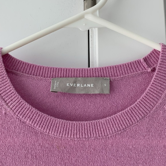 Everlane Crewneck Cashmere Sweater - Pink - Picture 2 of 6